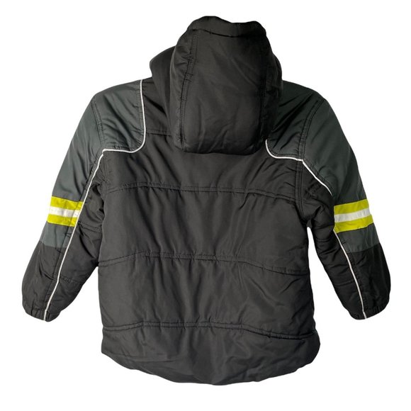 BOYS PROTECTION SYSTEM Kids hooded winter jacket, full zip, Small - Picture 2 of 7